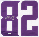 Kyle Rudolph Signed Minnesota Vikings Jersey (Beckett COA) 2xPro Bowl T.E.