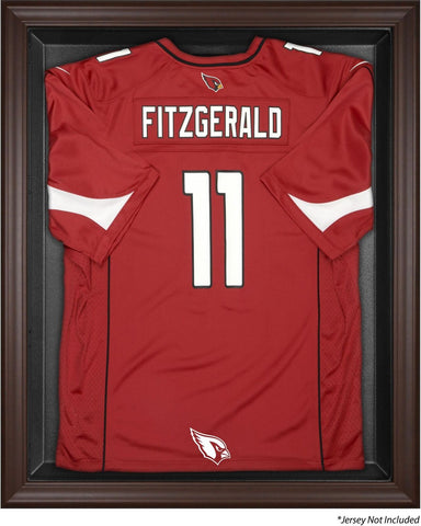 Arizonz Cardinals Framed Logo Jersey Display Case-Brown Authentic