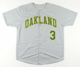 Harold Baines Signed Oakland Athletics Jersey Inscribed "HOF 19" (PSA COA) A's