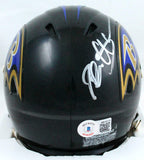 Deion Sanders Autographed Baltimore Ravens Speed Mini Helmet-Beckett W Hologram