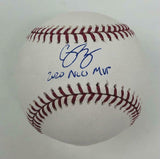 COREY SEAGER Autographed Dodgers "2020 NLCS MVP" Official Baseball FANATICS
