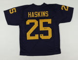 Hassan Haskins Signed Michigan Wolverines Jersey (Playball ink Hologram) Sr. R.B