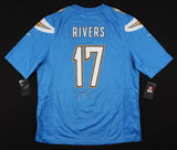 Phillip Rivers Signed Los Angeles Chargers Custom Jersey (Beckett COA) Q.B