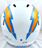 Austin Ekeler Autographed F/S LA Chargers 2020 Speed Helmet-Beckett W Hologram
