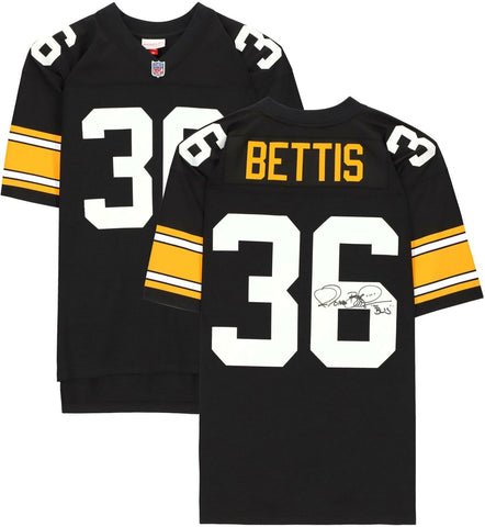 Jerome Bettis Pittsburgh Steelers Signed Mitchell & Ness Black Replica Jersey