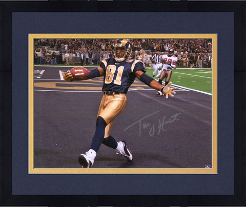 Framed Torry Holt St. Louis Rams Signed 16x20 Touchdown Catch Photograph