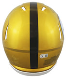Steelers Joe Greene "HOF 87" Signed Flash Full Size Speed Proline Helmet BAS Wit