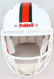 Ray Lewis Signed Miami Hurricanes F/S Speed Authentic Helmet- Beckett W Hologram