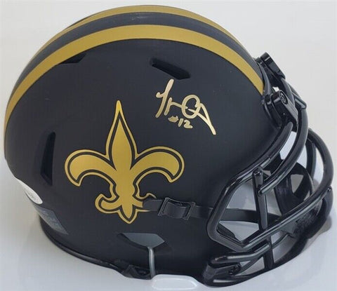 Marques Colston Signed New Orleans Saints Mini Helmet (JSA COA) Super Bowl XLIV