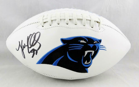 Luke Kuechly Autographed Carolina Panthers Logo Football- Beckett W Holo *Black