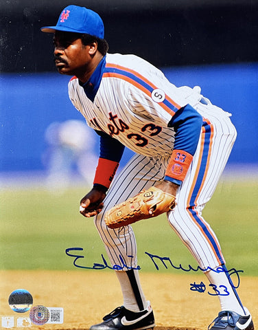 Eddie Murray Signed 8x10 New York Mets Photo BAS