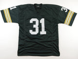 Dave Robinson, Carroll Dale & Don Horn Signed Packers S.B. II Jersey (JSA COA)
