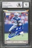 Cowboys Emmitt Smith Authentic Signed 1991 Ultra #165 Card Auto 10! BAS Slabbed