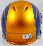 Odell Beckham Jr. Autographed Los Angeles Rams Flash Speed Mini Helmet-BAW Holo