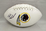 Jay Schroeder Autographed Washington Redskins Logo Football- JSA Witnessed Auth