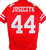 Kyle Juszczyk Autographed Red Pro Style Jersey- Beckett W Hologram *Black