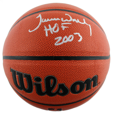 Lakers James Worthy "HOF 03" Authentic Signed Wilson Basketball BAS Witnessed