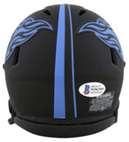 Oilers Earl Campbell "HOF 91" Signed Eclipse Speed Mini Helmet BAS Wit #WD63983
