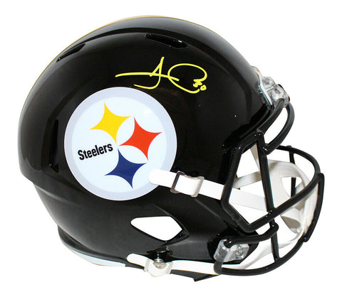 James Conner Autographed Pittsburgh Steelers F/S Speed Helmet FAN 30391
