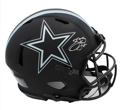 Emmitt Smith Signed Dallas Cowboys Speed Authentic Eclipse NFL Helmet