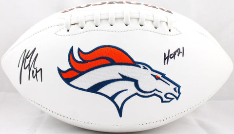 John Lynch Autographed Denver Broncos Logo Football w/HOF-Beckett W Hologram