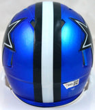CeeDee Lamb Autographed Dallas Cowboys Flash Speed Mini Helmet *Front -Fanatics