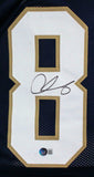 Chase Claypool Autographed Navy Blue College Style Jersey-Beckett W Hologram