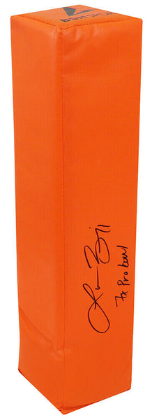 Lance Briggs (BEARS) Signed Orange Endzone Pylon w/7x Pro Bowl - (SCHWARTZ COA)