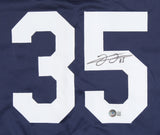 Frank Thomas Signed Auburn Tigers NCAA Jersey (Beckett) 500 HR / White Sox HOFer