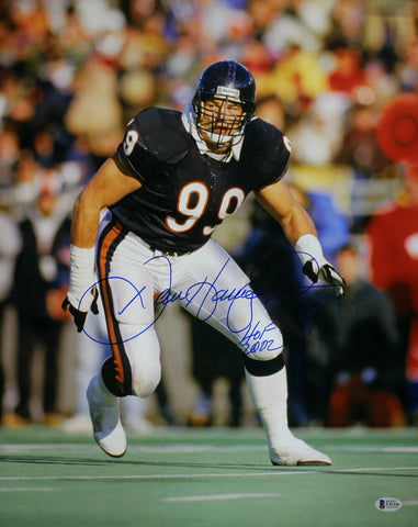 Dan Hampton Autographed/Signed Chicago Bears 16x20 Photo HOF BAS 29107