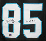 Wesley Walls Signed Pro Style Black XL Jersey Beckett Hall Of Honor BAS 34008