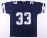 Tony Dorsett Signed Dallas Cowboys Jersey (Beckett) 4xPro Bowl (1978,1981-1983)