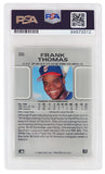 Frank Thomas autographed White Sox 1990 Leaf RC Card #300 -(PSA/DNA Encap)