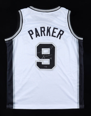 Tony Parker Signed San Antonio Spurs Jersey (Steiner Hologram) 6xNBA All-Star PG
