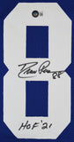 Drew Pearson "HOF 21" Authentic Signed Blue Pro Style Jersey Autographed BAS Wit