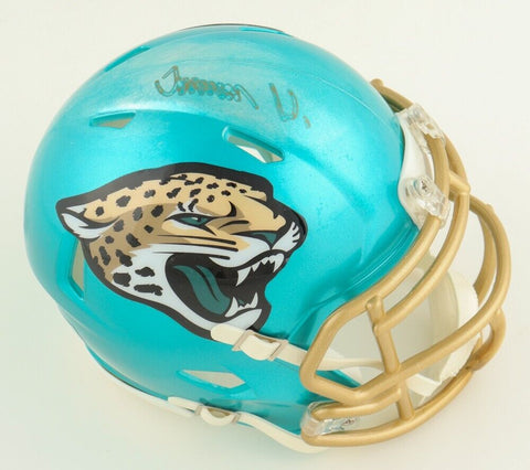 Travon Walker Signed Jacksonville Jaguars Mini Helmet (JSA COA) 2022 #1 Draft Pk