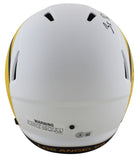 Rams Steven Jackson "3x Insc" Signed Lunar Full Size Speed Rep Helmet BAS Wit