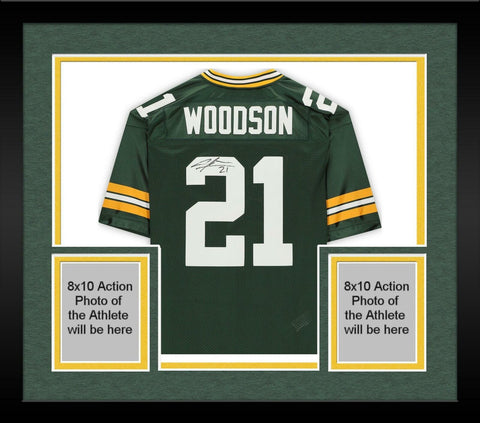 FRMD Charles Woodson Packers Signd Mitchell&Ness SB XLV Throwback Auth Jersey