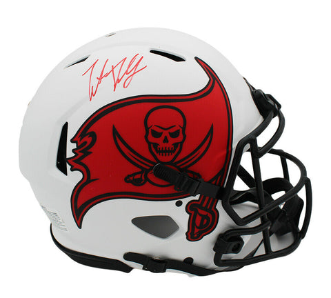 Trent Dilfer Signed Tampa Bay Buccaneers Speed Authentic Lunar NFL Helmet
