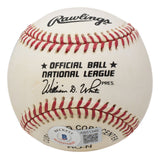 Hank Aaron Signed Milwaukee Braves National League Baseball BAS LOA AB51346