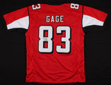 Russell Gage Signed Falcons Jersey (JSA Hologram) / Atlanta 3rd Yr Wide Receiver