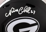 Nick Chubb Autographed Georgia Bulldogs F/S Eclipse Speed Helmet- Beckett W