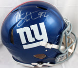 Michael Strahan Signed New York Giants F/S Speed Authentic Helmet-Beckett W Holo