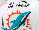 Mike Gesicki Autographed Dolphins Authentic Speed F/S Helmet-Beckett W Hologram