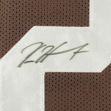 FRAMED Autographed/Signed KAREEM HUNT 33x42 Cleveland Brown Jersey PSA/DNA COA