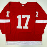 Autographed/Signed Brett Hull Detroit Red Hockey Jersey JSA COA Auto