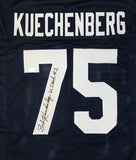 Bob Kuechenberg Autographed Navy Blue College Style Jersey- JSA W Authenticated