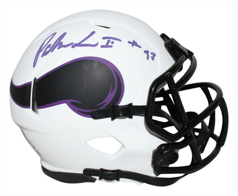 Patrick Jones Autographed Minnesota Vikings Lunar Mini Helmet BAS 34064