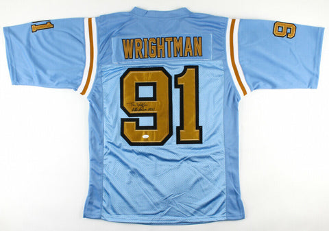 Tim Wrightman Signed UCLA Bruins Jersey (JSA COA) Chicago Bears Super Bowl XX TE