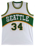 Xavier McDaniel Signed Seattle Supersonics Jersey (Beckett) 1988 NBA All Star